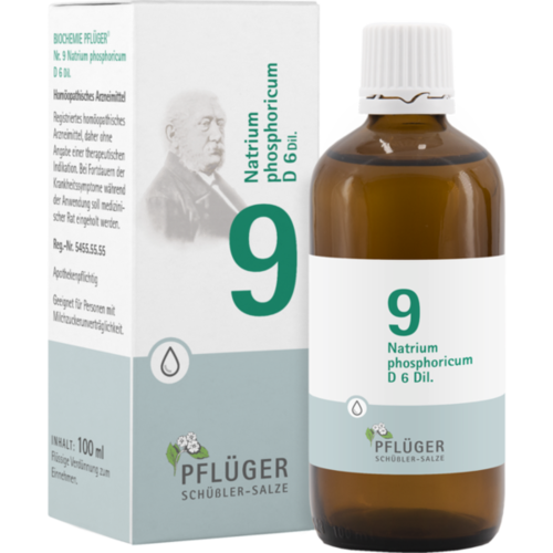 BIOCHEMIE Pflüger 9 Natrium phosphoricum D 6 Tro.