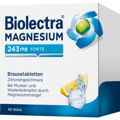 BIOLECTRA Magnesium 243 mg forte Zitrone Br.-Tabl.