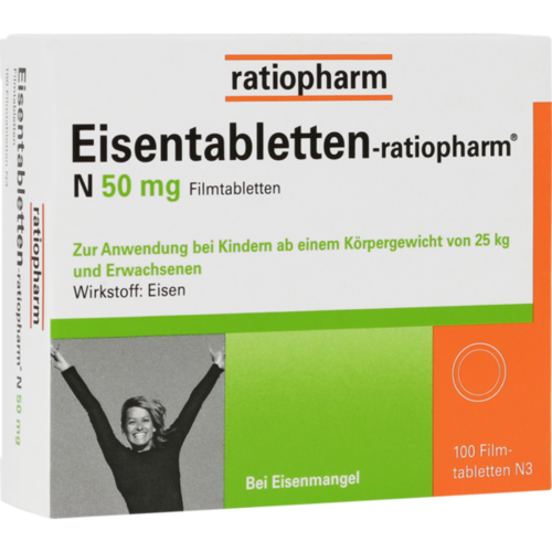 EISENTABLETTEN-ratiopharm N 50 mg Filmtabletten