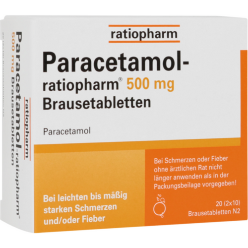 PARACETAMOL-ratiopharm 500 mg Brausetabletten