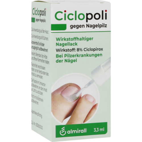 CICLOPOLI gegen Nagelpilz wirkstoffhalt.Nagellack