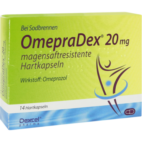 OMEPRADEX 20 mg magensaftresistente Hartkapseln