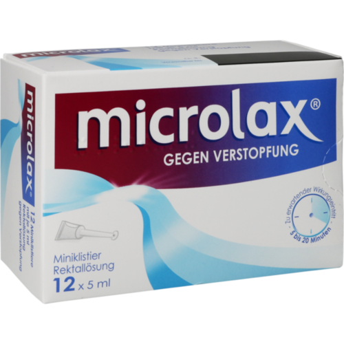 Microlax 12 x 5ml - Fast Treatment of Constipation EXP 05/2024 