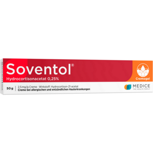 SOVENTOL Hydrocortisonacetat 0,25% Creme