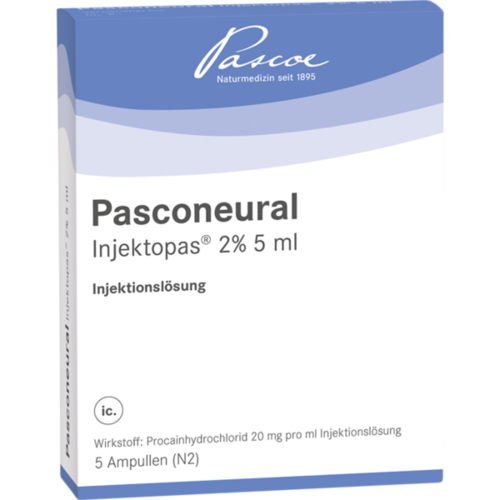 PASCONEURAL Injectopas 2% 5 ml ampułki z roztworem do wstrzykiwań