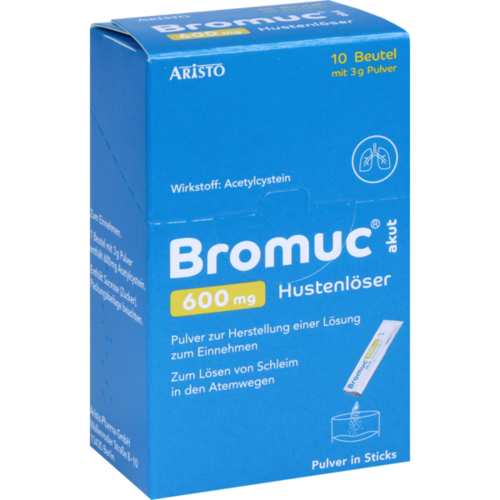 BROMUC ostry 600 mg lek przeciwkaszlowy