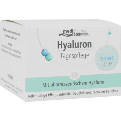 HYALURON TAGESPFLEGE riche Creme LSF 15