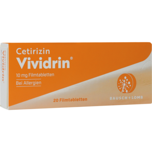 CETIRIZIN Vividrin 10 mg Filmtabletten