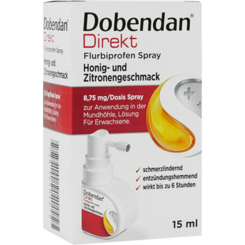 DOBENDAN Direkt Flurbiprofen Spray Honig & Zitrone 15 ml - arzneiprivat