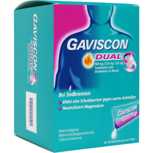 GAVISCON Dual 500mg/213mg/325mg Suspens.im Beutel