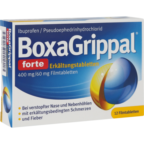 BOXAGRIPPAL forte Erkältungstab. 400 mg/60 mg FTA