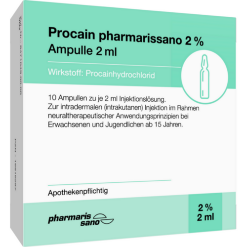 PROCAIN pharmarissano 2% Inj.-Lsg.Ampullen 2 ml