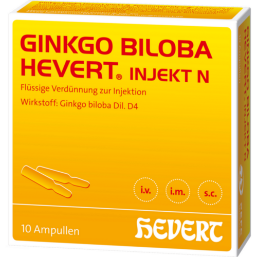 GINKGO BILOBA HEVERT injekt N Ampullen