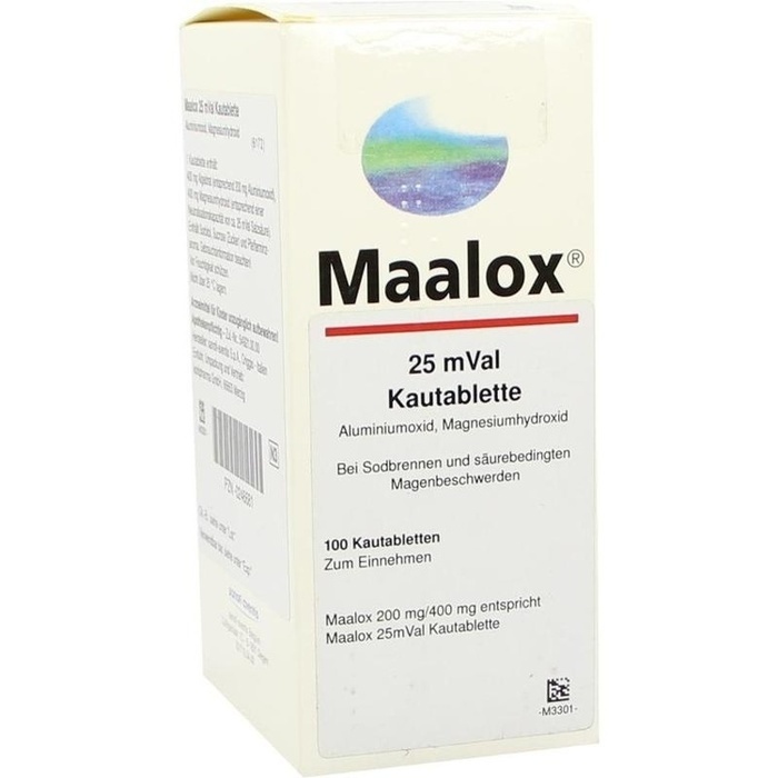 MAALOX 25 mVal Kautabletten