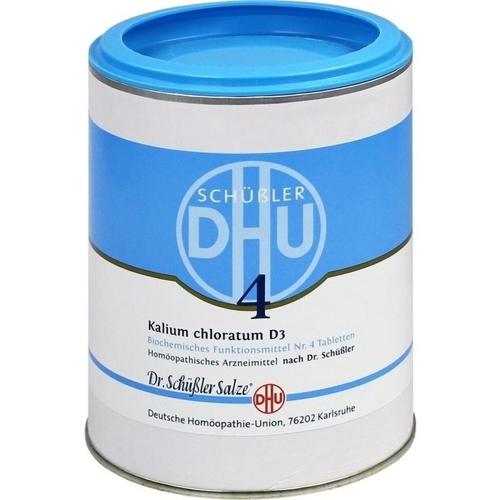 BIOCHEMIE DHU 4 Kalium chloratum D 3 Tabletten BIOCHEMIE DHU 4 Kalium chloratum D 3 Tabletten