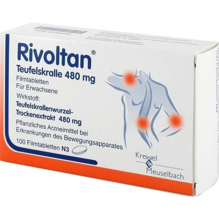 RIVOLTAN Teufelskralle 480 mg Filmtabletten