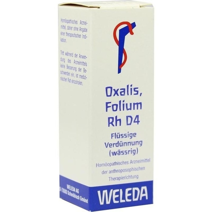 OXALIS FOLIUM Rh D 4 Dilution
