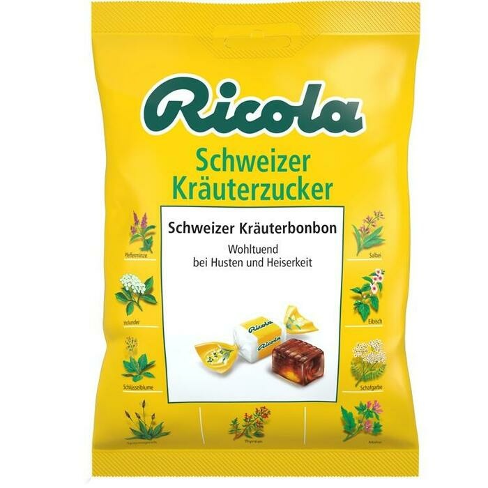 RICOLA m.Z.Beutel Kräuter Bonbons