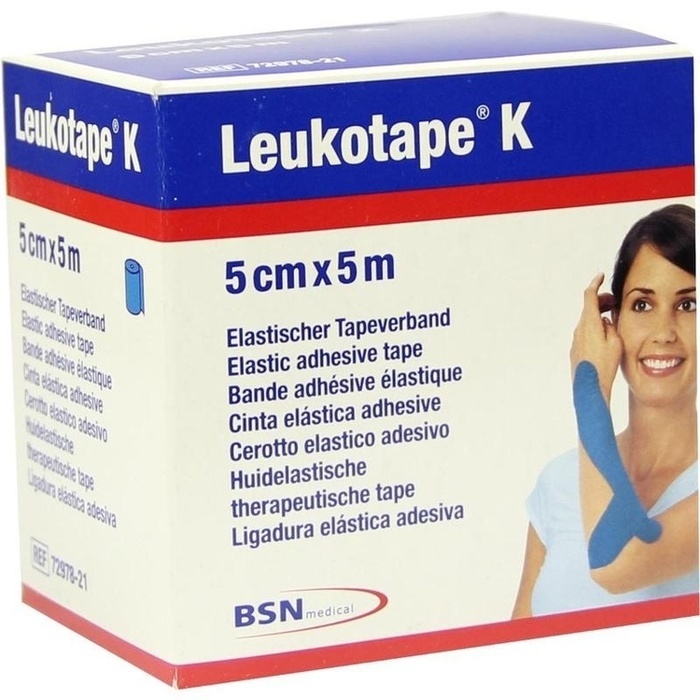 LEUKOTAPE K 5 cm blau