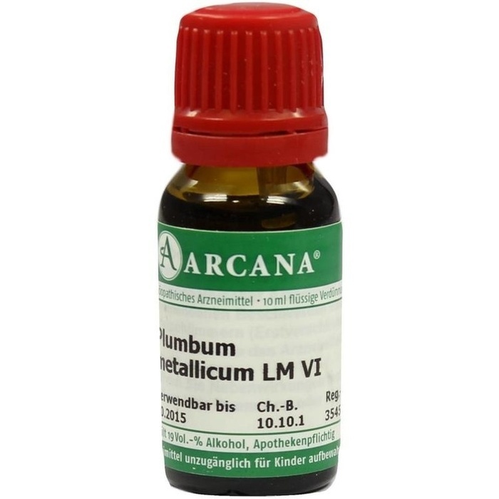 PLUMBUM METALLICUM LM 6 Dilution