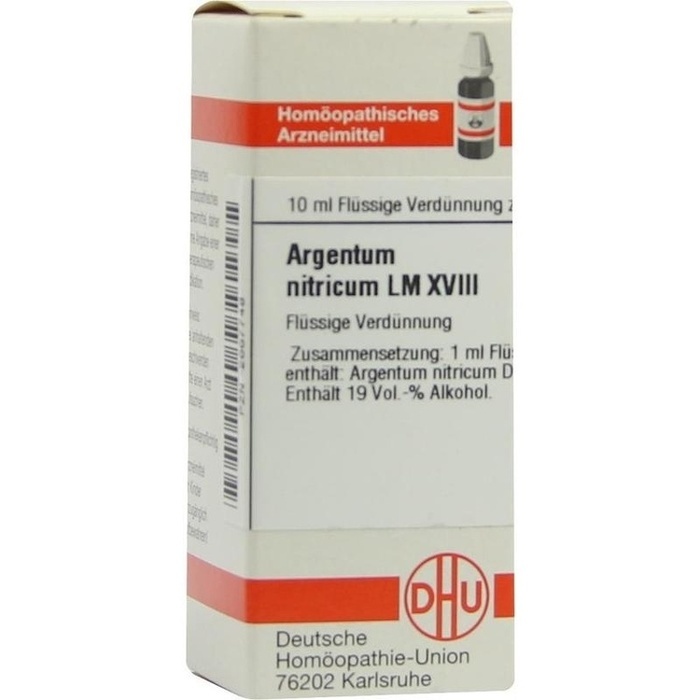 ARGENTUM NITRICUM LM XVIII Dilution