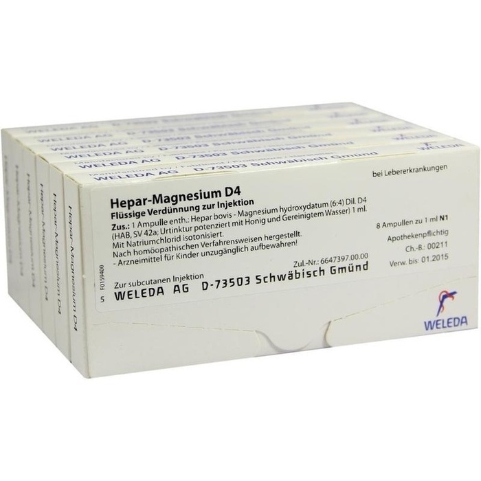 HEPAR MAGNESIUM D 4 Ampullen