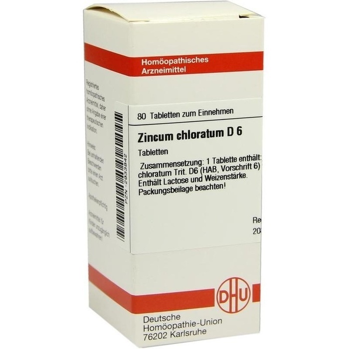 ZINCUM CHLORATUM D 6 Tabletten