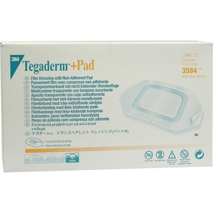 TEGADERM 3M Plus Pad 6x10 cm Fertigverb.3584