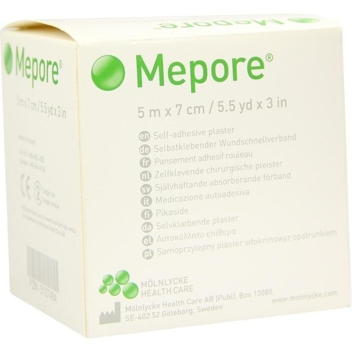 MEPORE Wundverband unsteril 7 cmx5 m MEPORE Wundverband unsteril 7 cmx5 m