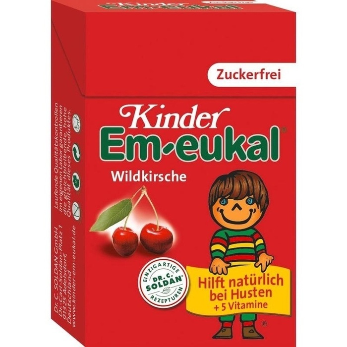 EM EUKAL Kinder Bonbons zuckerfrei Pocketbox 40 g Ernährung Themen
