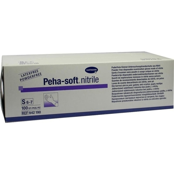 PEHA-SOFT nitrile Unt.Handsch.unste.puderfrei S ARtikelnummer 9420120