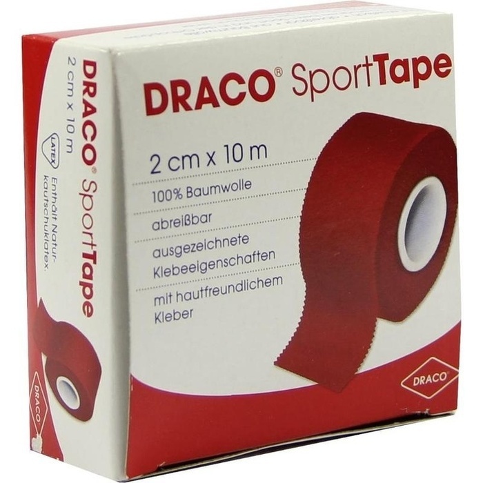 DRACO TAPEVERBAND 2 cmx10 m rot