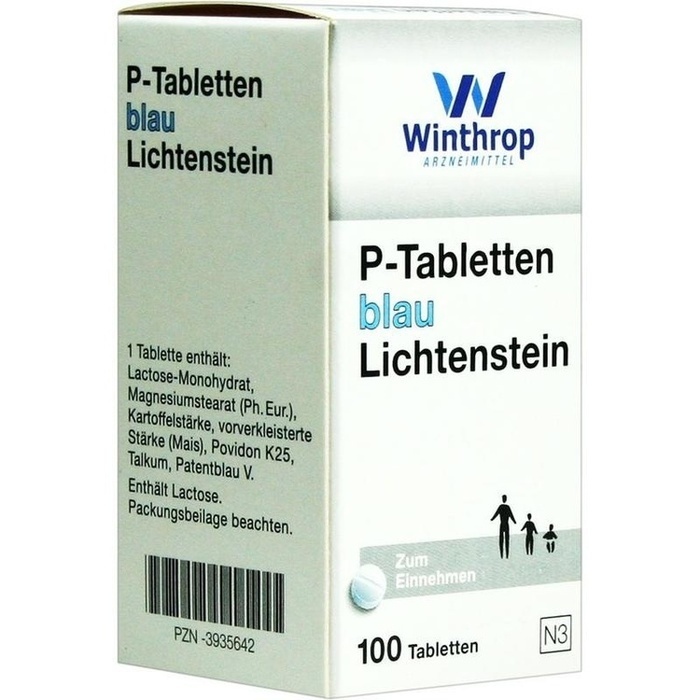 P Tabletten Blau 8 Mm Teilk 100 St Apotheke Disapo De