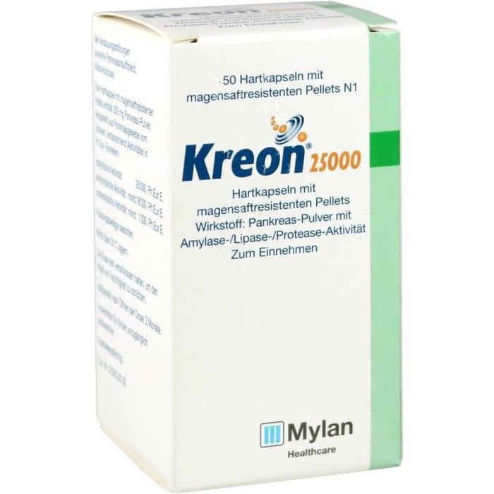 KREON 25.000 Hartkps.m.magensaftr.überz.Pellets