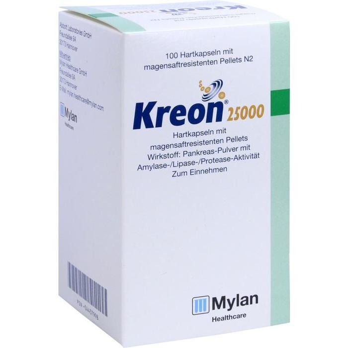 KREON 25.000 Hartkps.m.magensaftr.überz.Pellets