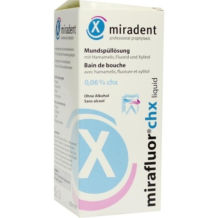 MIRADENT Mundspüllösung mirafluor CHX 0,06%