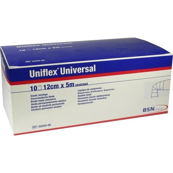 UNIFLEX Universal Binden 12 cmx5 m Zellglas weiß