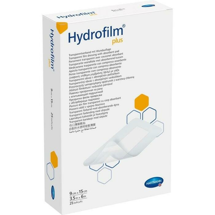 HYDROFILM Plus Transparentverband 9x15 cm