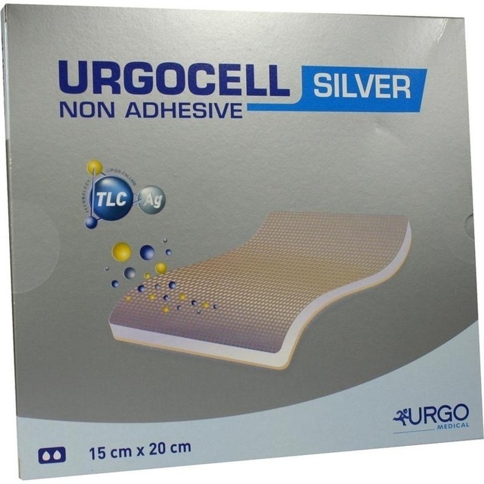 URGOCELL silver non Adhesive Verband 15x20 cm
