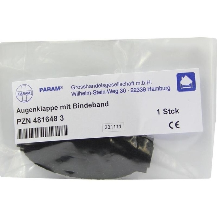 AUGENKLAPPE mit Bindeband