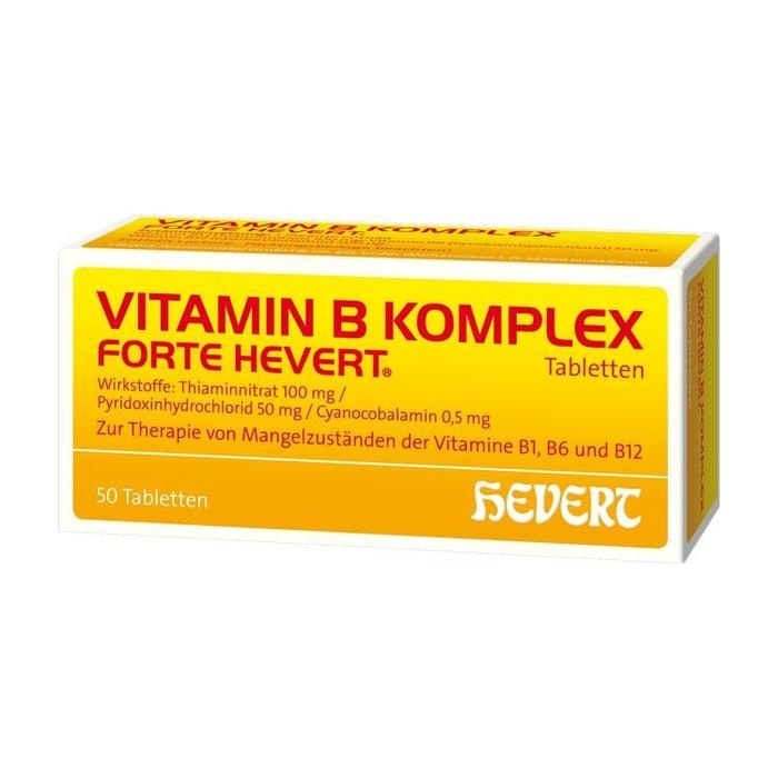 VITAMIN B KOMPLEX forte Hevert Tabletten 50 St disapo.de Versandapotheke