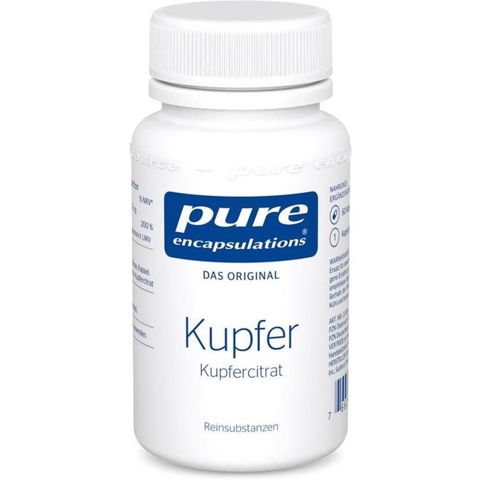 PURE ENCAPSULATIONS Kupfer Kupfercitrat Kapseln