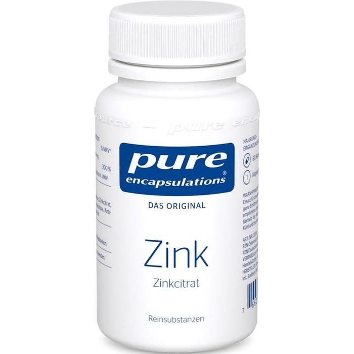 PURE ENCAPSULATIONS Zink Zinkcitrat Kapseln