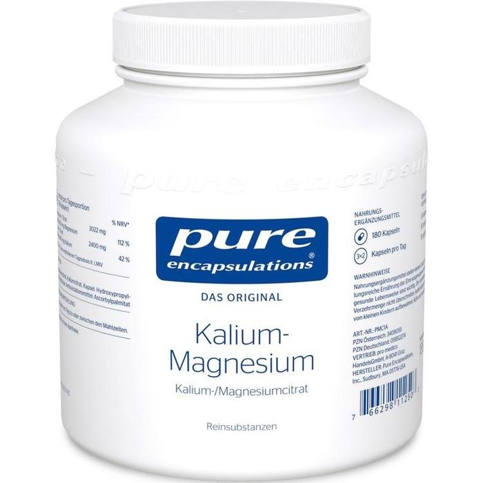 PURE ENCAPSULATIONS Kalium Magn.Citrat Kapseln