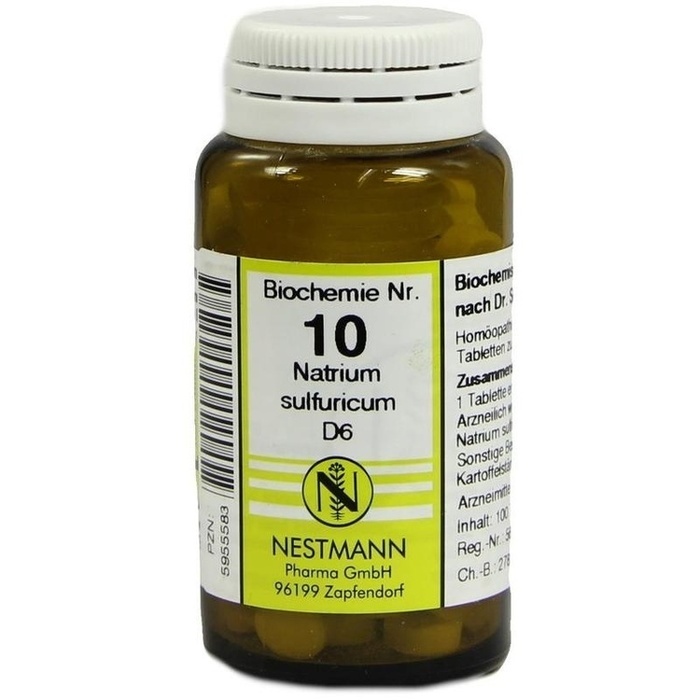 BIOCHEMIE 10 Natrium sulfuricum D 6 Tabletten