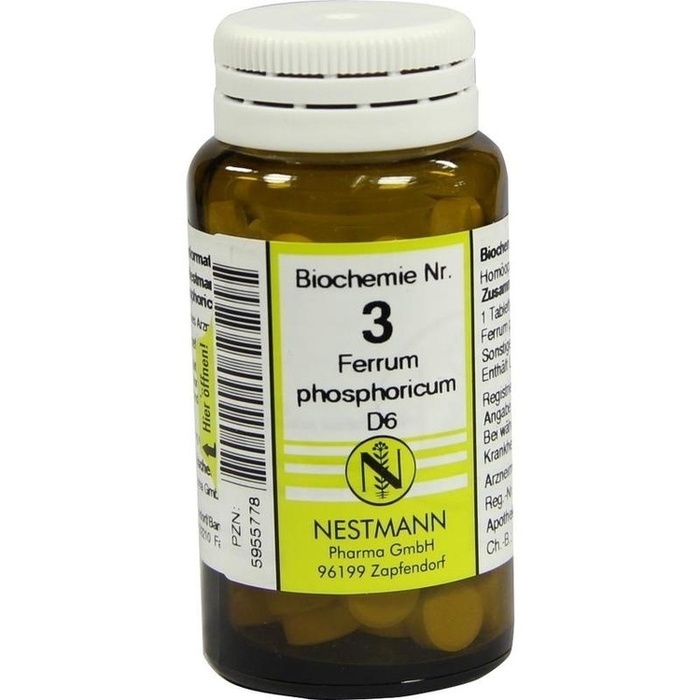 BIOCHEMIE 3 Ferrum phosphoricum D 6 Tabletten