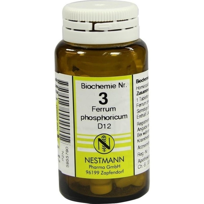 BIOCHEMIE 3 Ferrum phosphoricum D 12 Tabletten