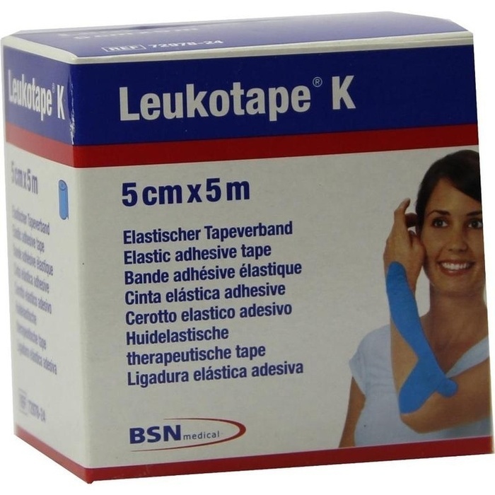 LEUKOTAPE K 5 cm hellblau