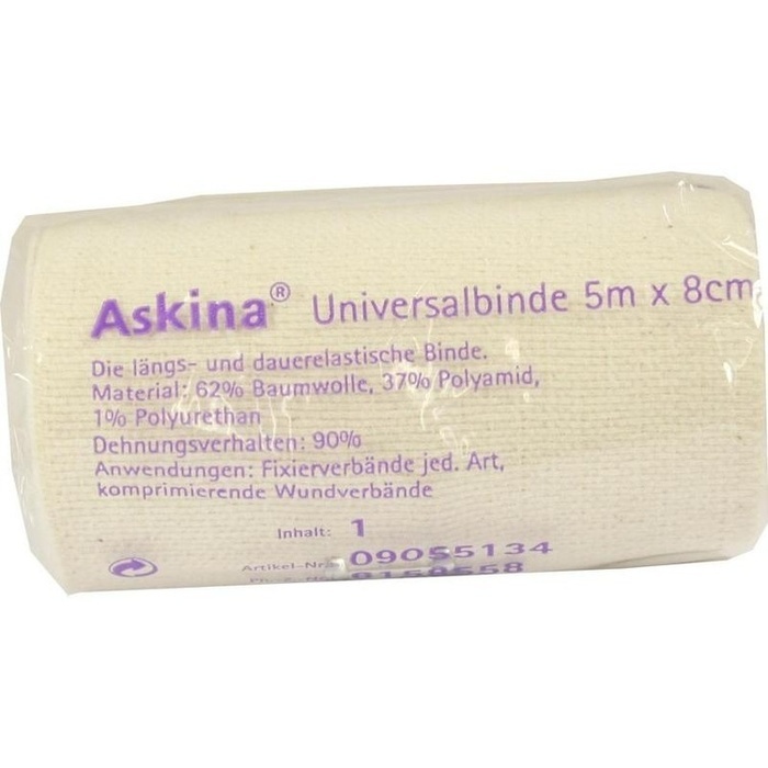 ASKINA Universalbinde 8 cmx5 m celloph.