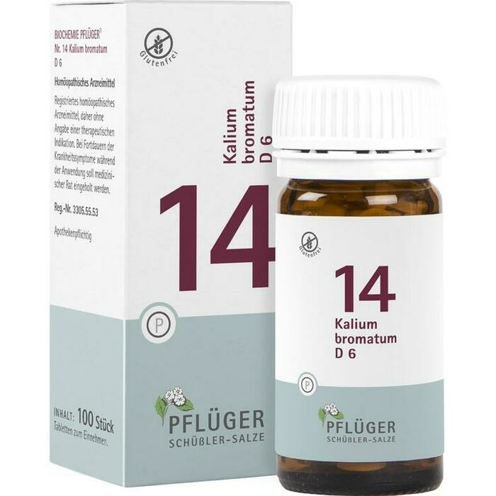 BIOCHEMIE Pflüger 14 Kalium bromatum D 6 Tabletten